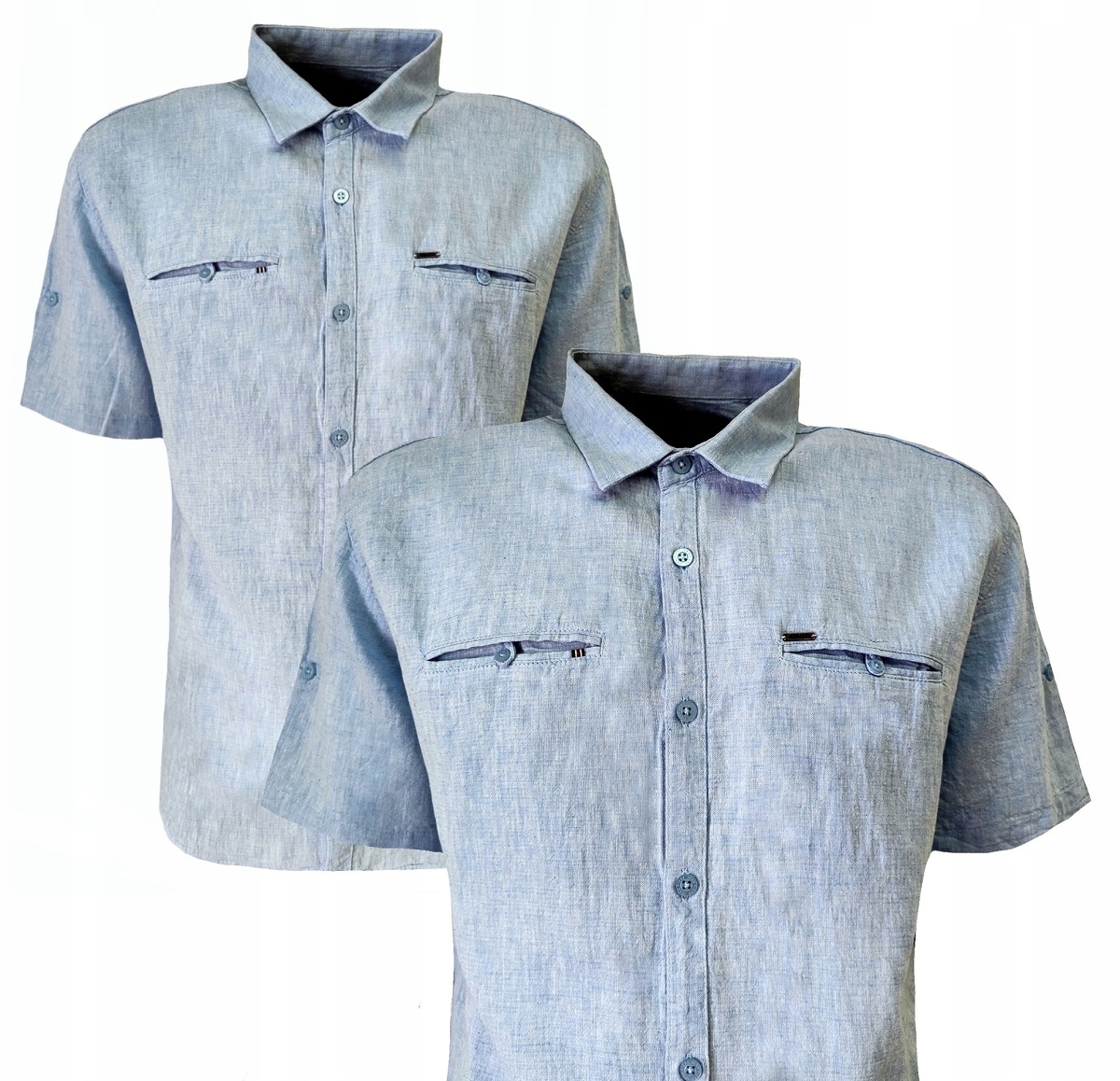 Pánská bavlna košile na léto Jean Piere Blue L