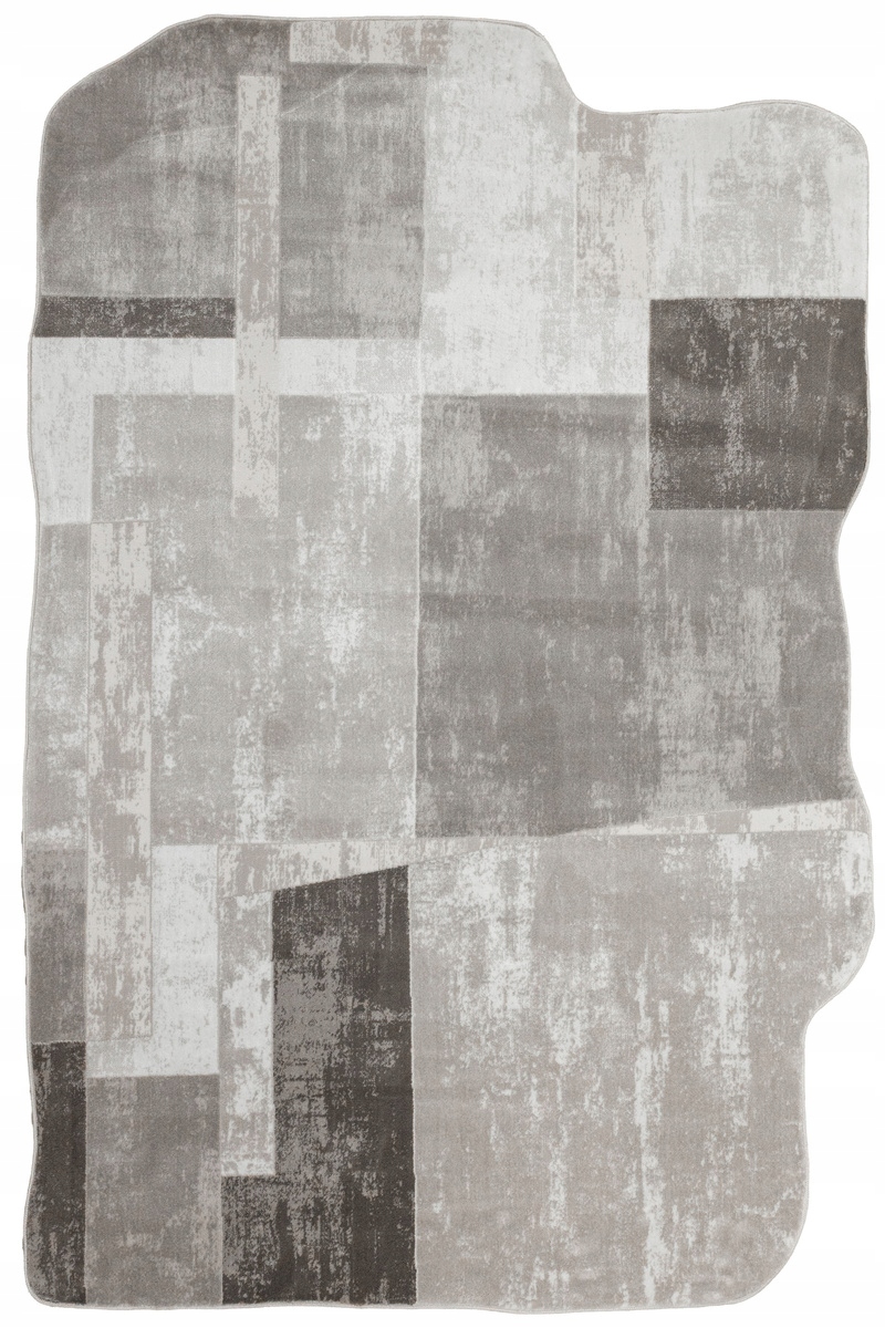 Dywan Kształt Szarobeżowy Krem Jak Tynk Miękki Do Salonu Selenne 200x290 cm