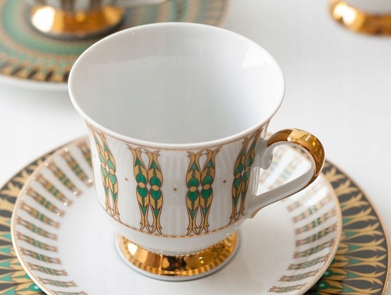 G413 Serwis Do Kawy 6/18 Astra Ćmielów Porcelana