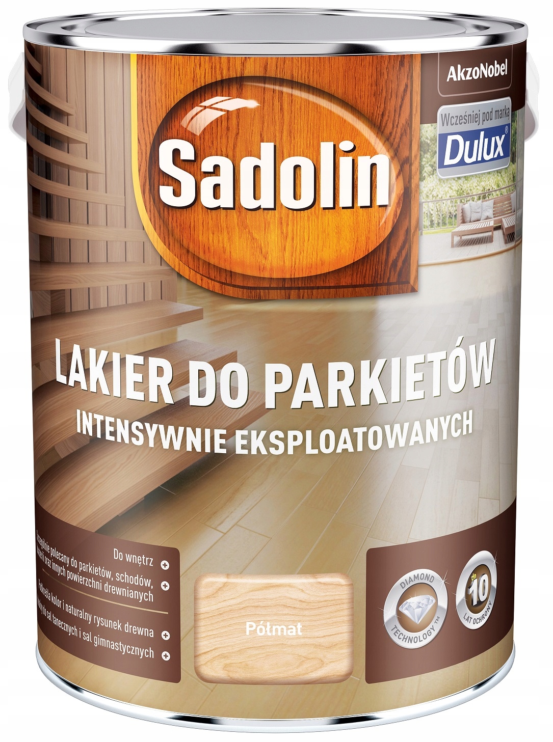 

Sadolin Lakier Intensywnie Eksploatowany Półmat 5L