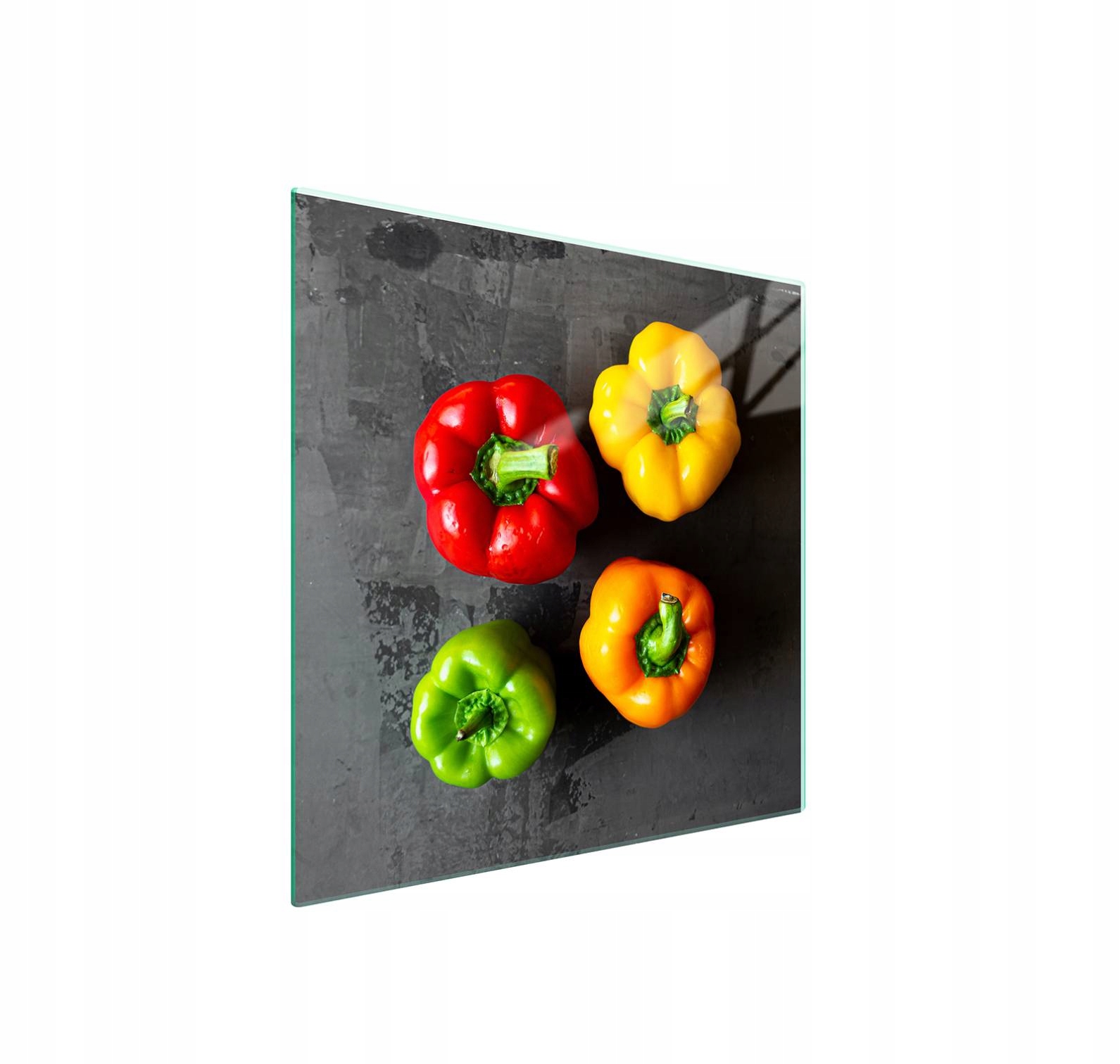 Skleněná ochranná deska na sporák 50x52 Paprika Tvrzené sklo 7v1