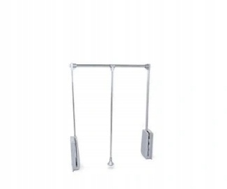 Pantograf, wieszak opuszczany wym.830-1150 mm EMUCA Chrom Udźwig 10 kg