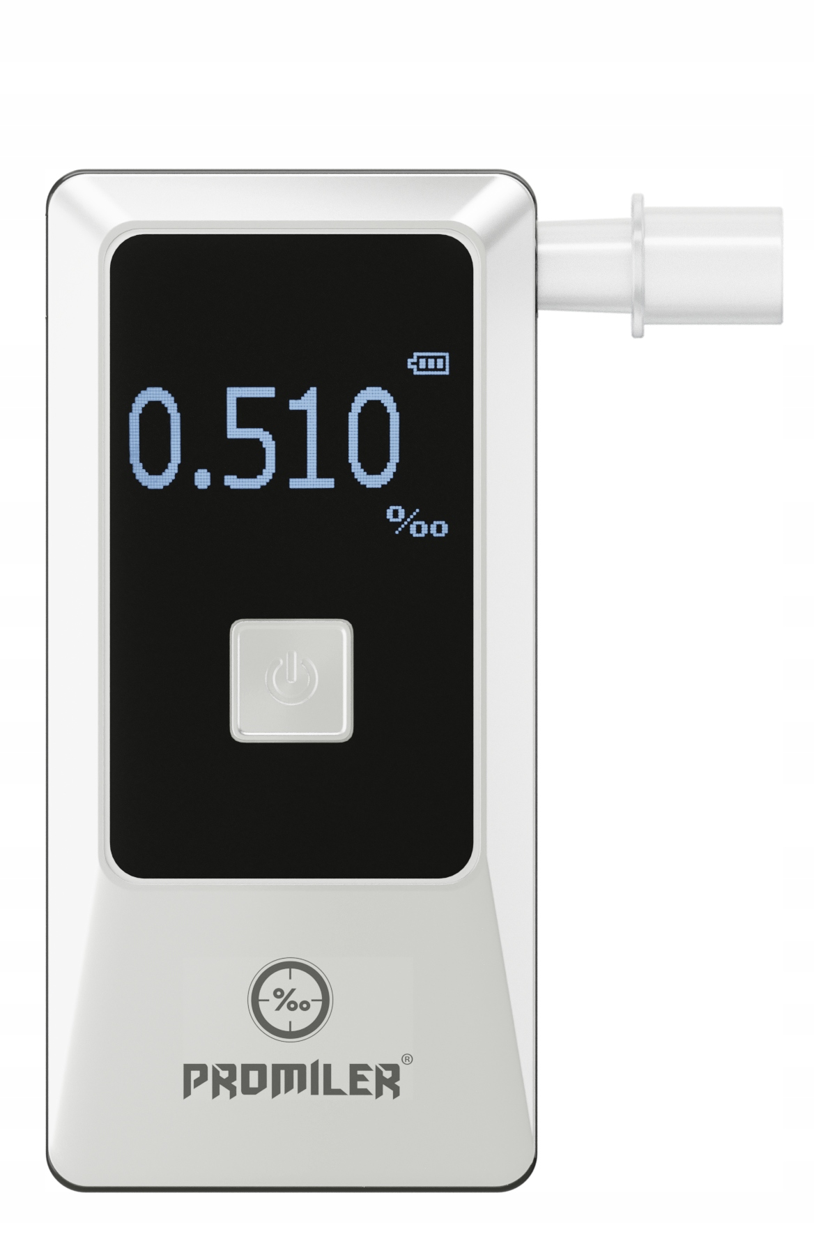 Elektrochemický Alkohol Tester Promiler iSober70 strieborný