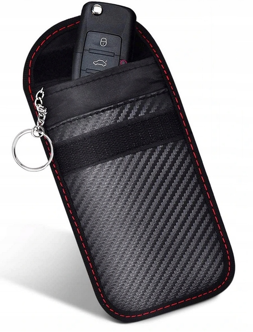 

Skórzane Etui Kluczyk Blokada Sygnału Rfid Keyless