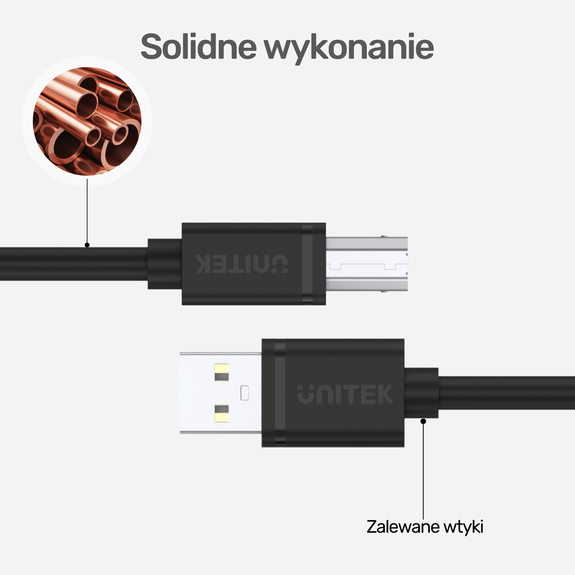 Unitek przewód USB 2.0 AM-BM 2M EAN (GTIN) 4894160026484