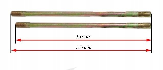 SZPILKI CYLINDRA GŁOWICY SKUTER 4T1139QMB 4 SZTUKI Producent inny