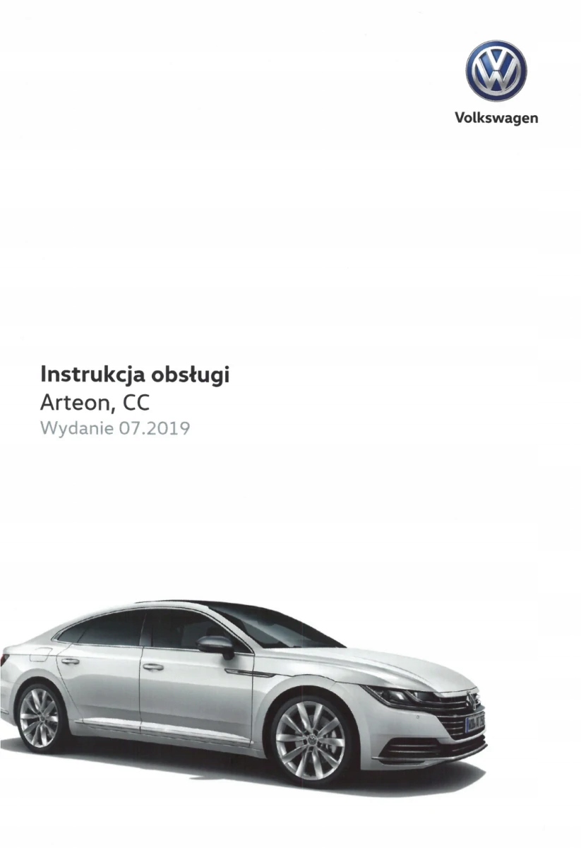 Volkswagen VW Arteon 2017-2020 Instrukcja Obsługi Marka Volkswagen