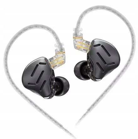 Słuchawki Kz Zax, czarne, bez mikrofonu