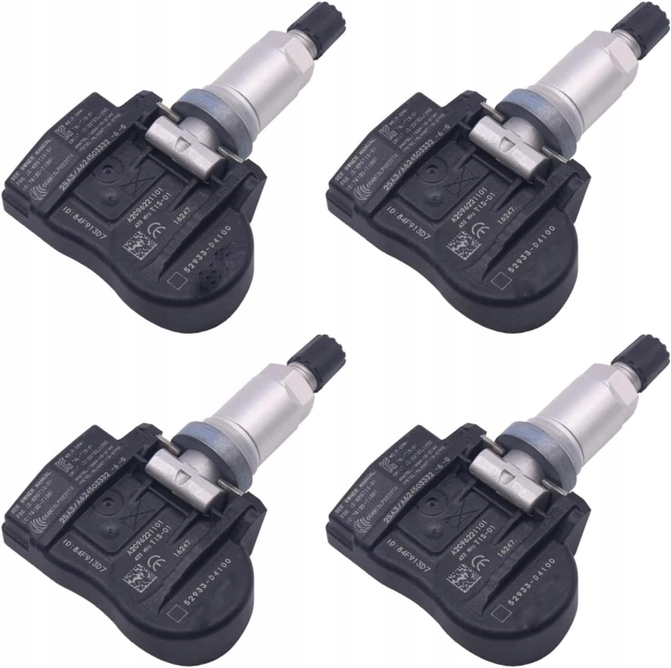 Senzory Tlaku Tpms Hyundai Kia 52933-D9100 433MHz Sportage SantaFe i30