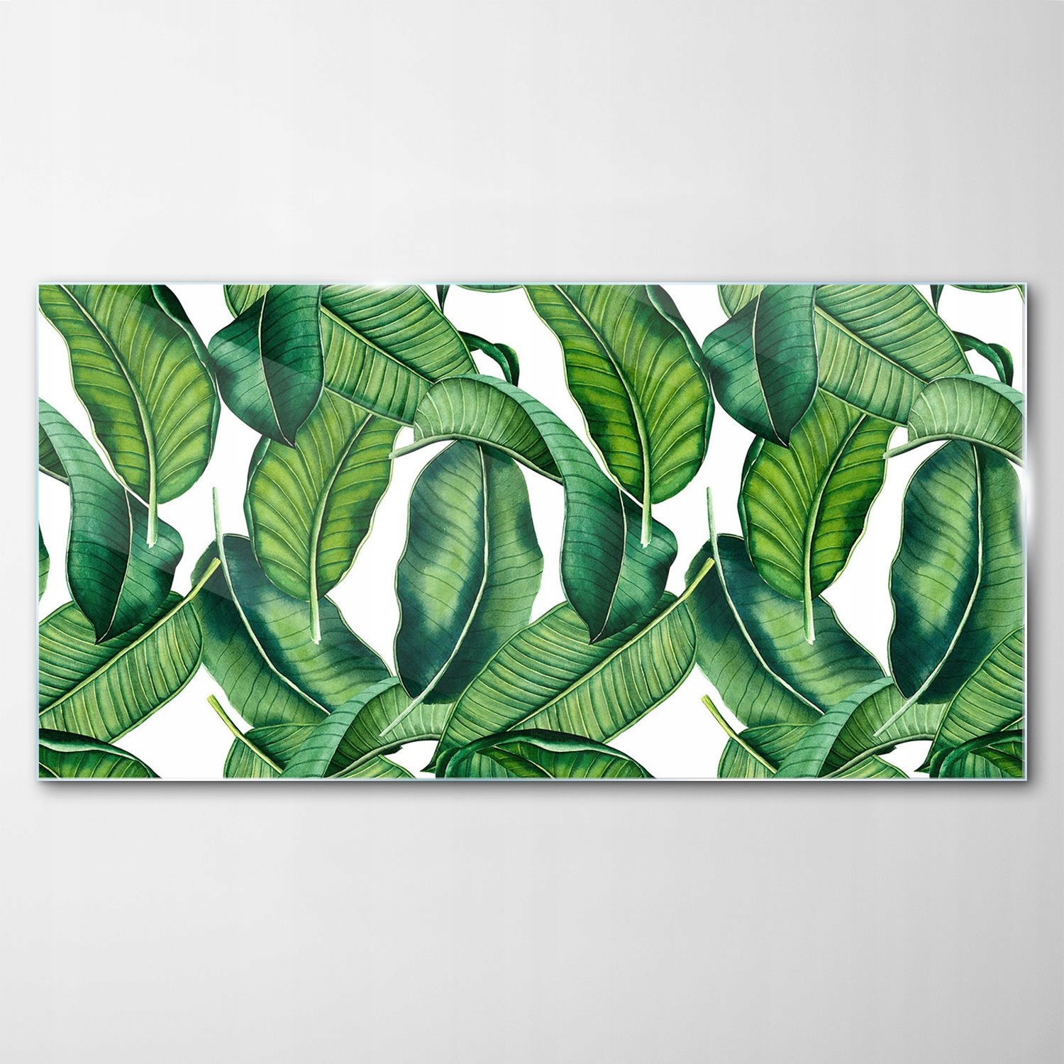 

Hartowany Obraz Szklany Liście Tropikalne 120x60
