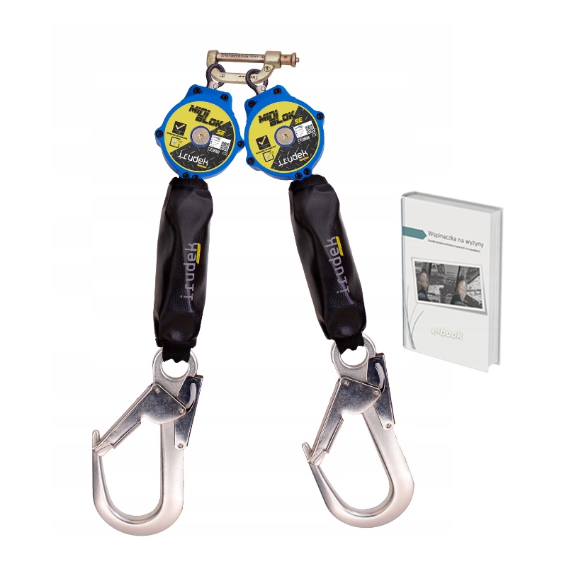 Podwójne urządzenie samohamowne na ostre krawędzie Irudek Twinblok Se-h 2m