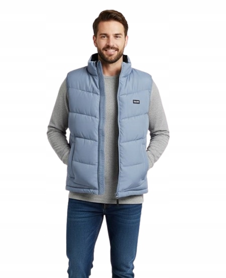 vesta Hollister bunda bez rukávů péřová L