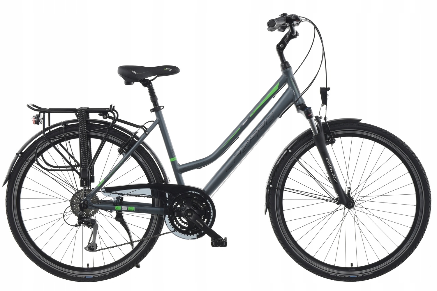 Lazaro Senatore V3 Wypasiony Rower Treking Damski 28 Alivio