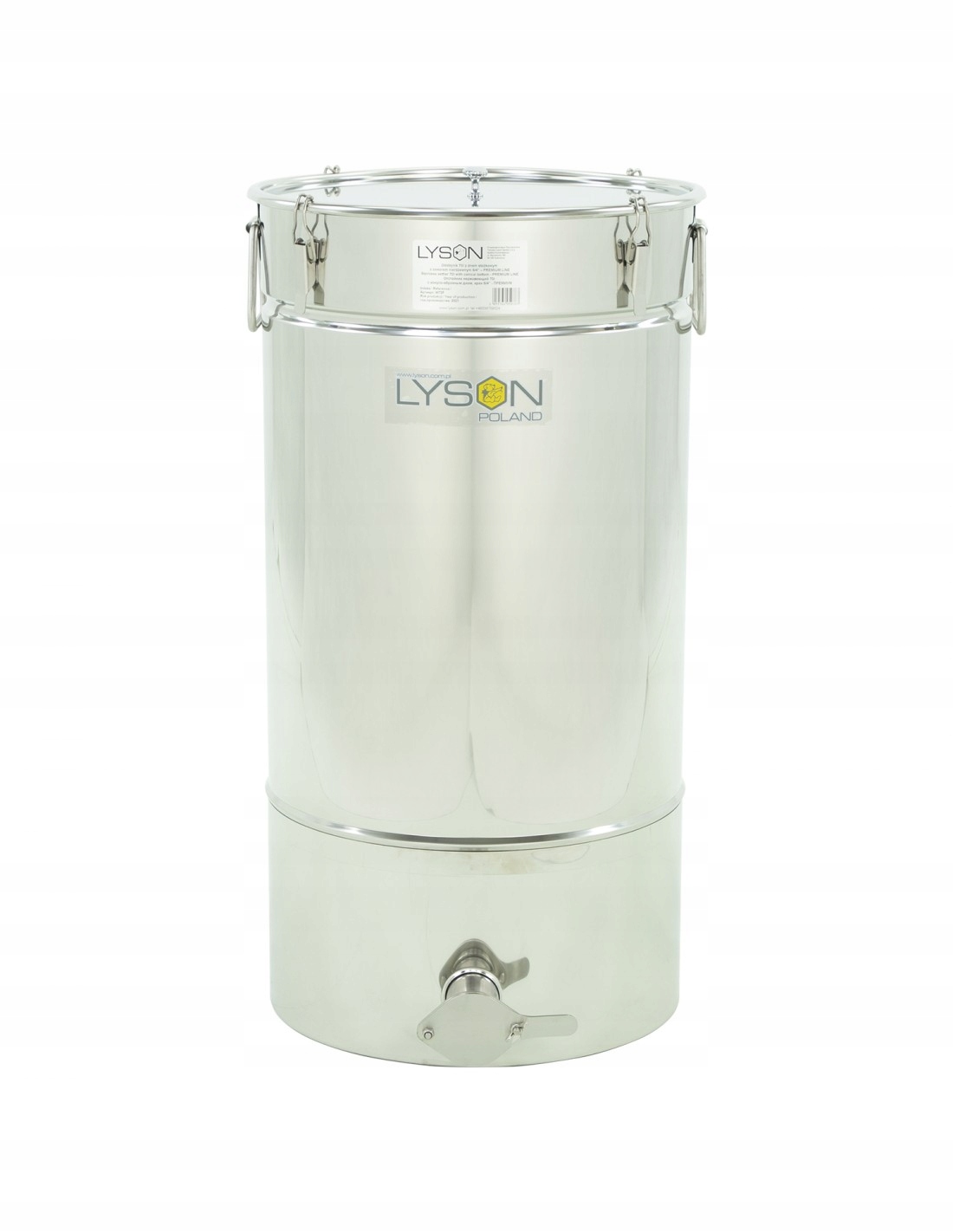Stopka 70L nerezová, kónické dno Łysoń