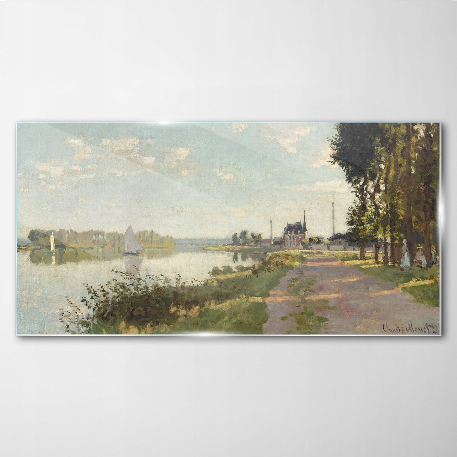 

Obraz szklany Promenada w argenteuil Monet 100x50