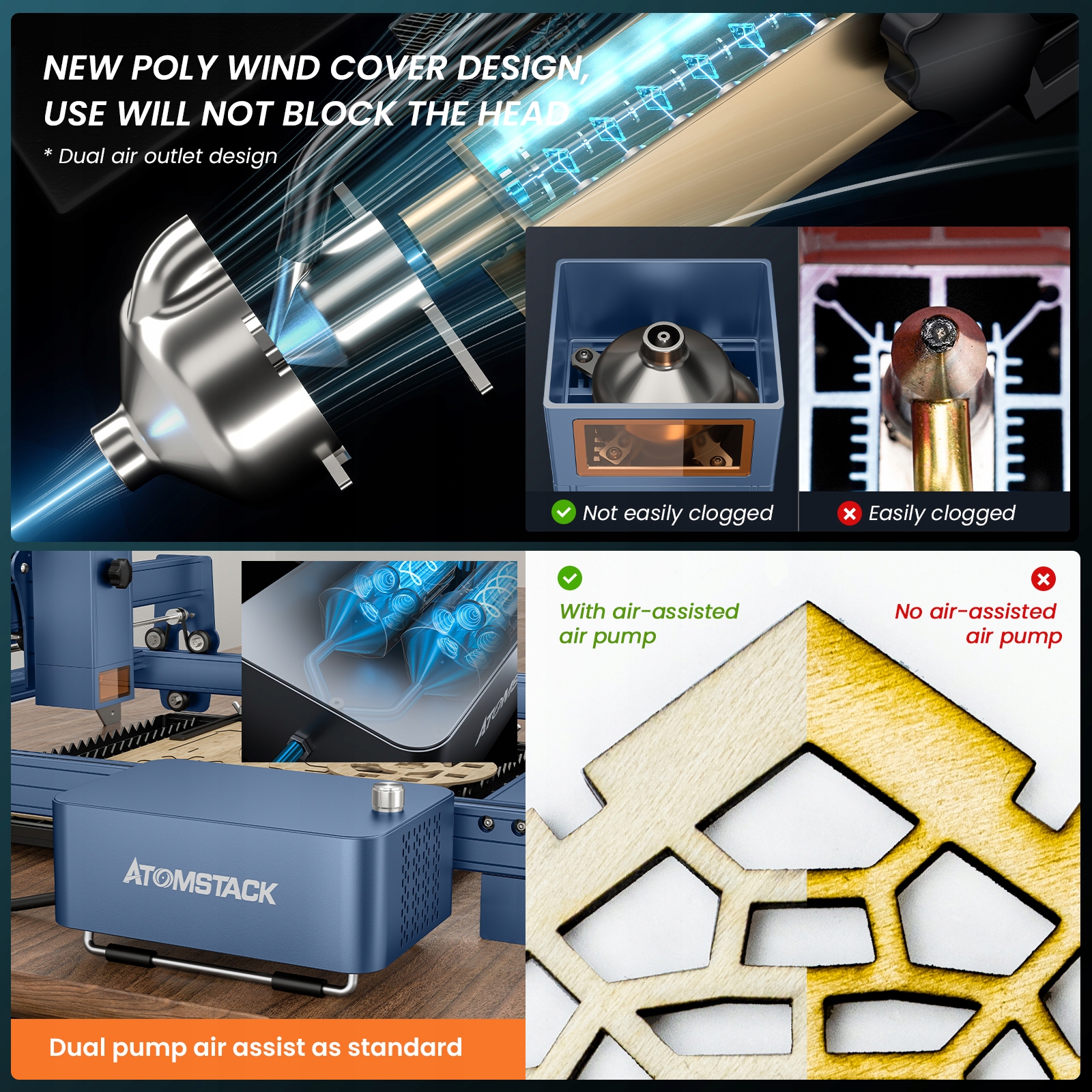 Grawerka Laserowa ATOMSTACK A30 PRO 33W 400*400mm Model A30 PRO Grawer laserowy /wycinarka 33W