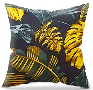 POSZEWKA NA PODUSZKĘ JASIEK 40x40 wzór MONSTERA