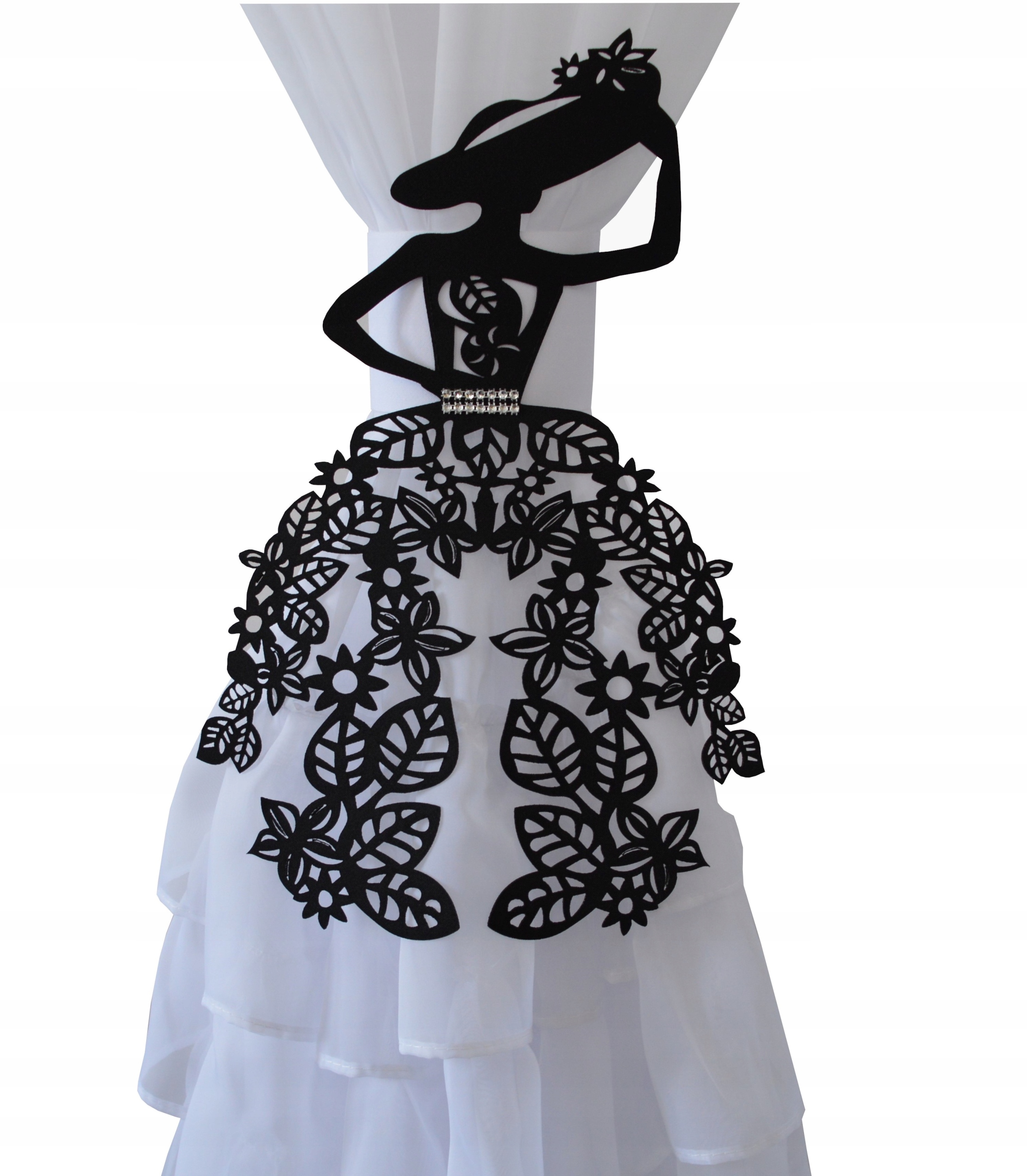 

B2 Baletnica dama Ozdoba opaska upięcia Duża Ażur