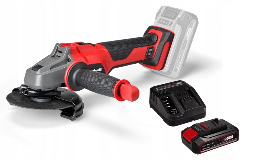 Einhell Szlifierka Kątowa Axxio 18/125 4431140 Zestaw Akumulator 2,5AH