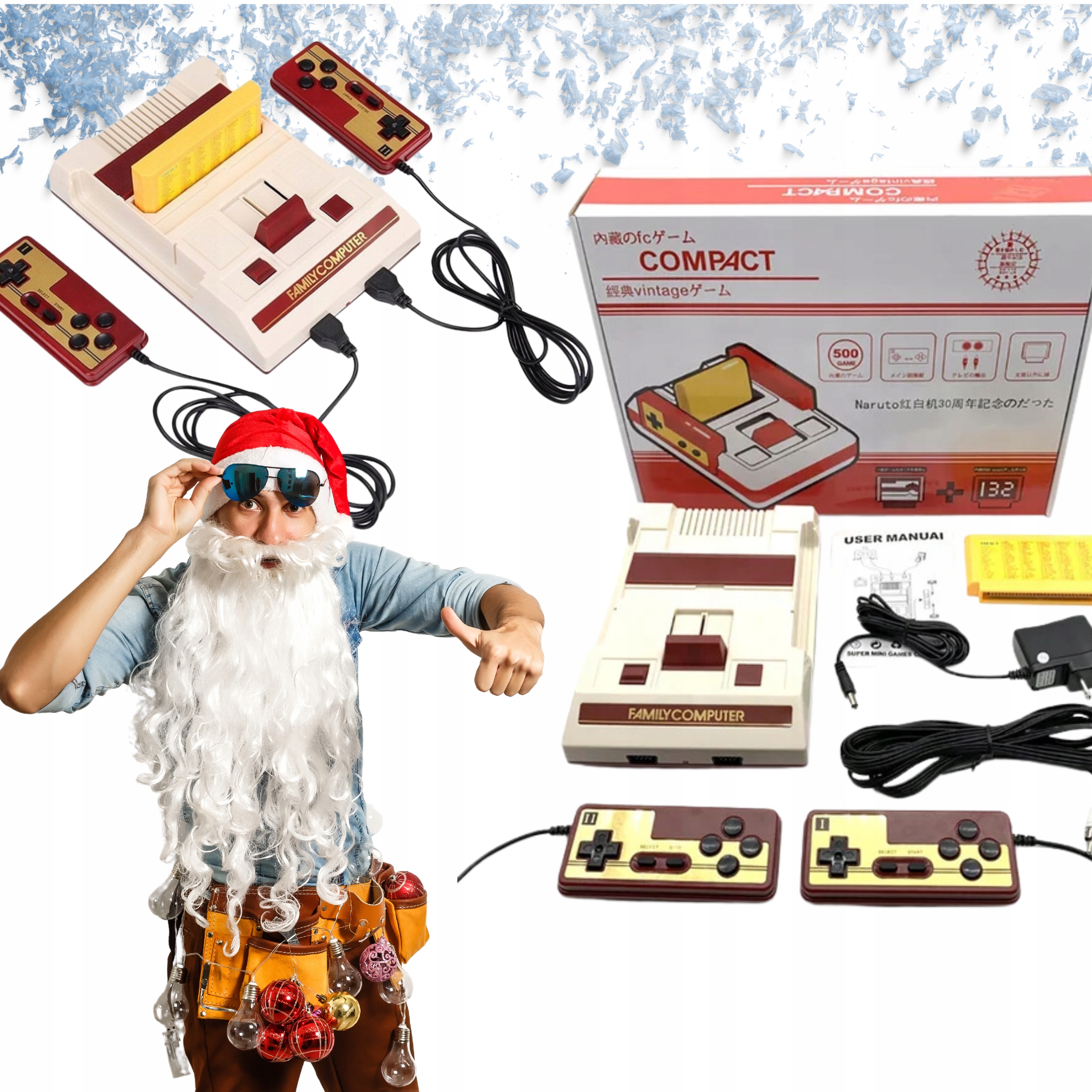 Retro Televizní Konzole, Televizní Hra, 2 Pady 632 Hry, Kardridž