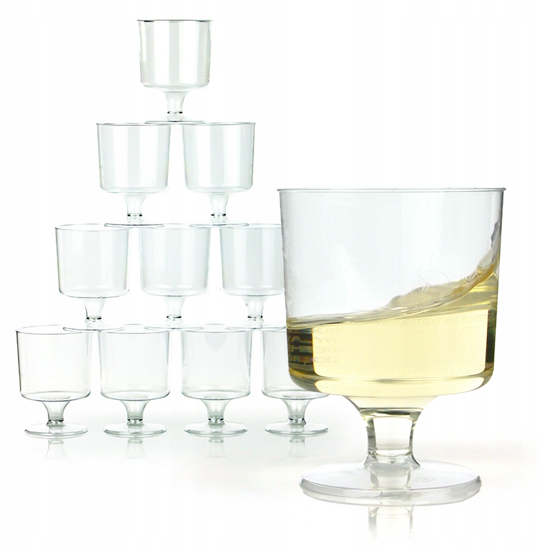 

Kieliszki Do Wina Plastikowe 150ML 10SZT 15cl 5oz