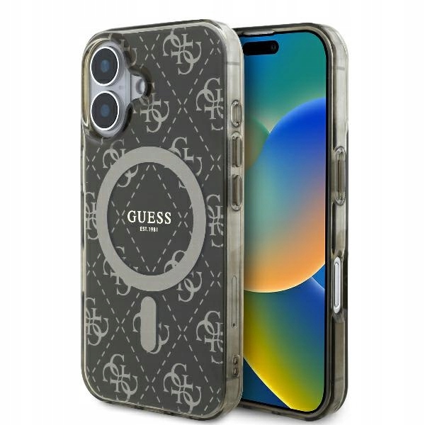 Guess GUHMP16MH4DTEW iPhone 16 Plus6.7" hnědý/brown hardcase IML 4G Backg