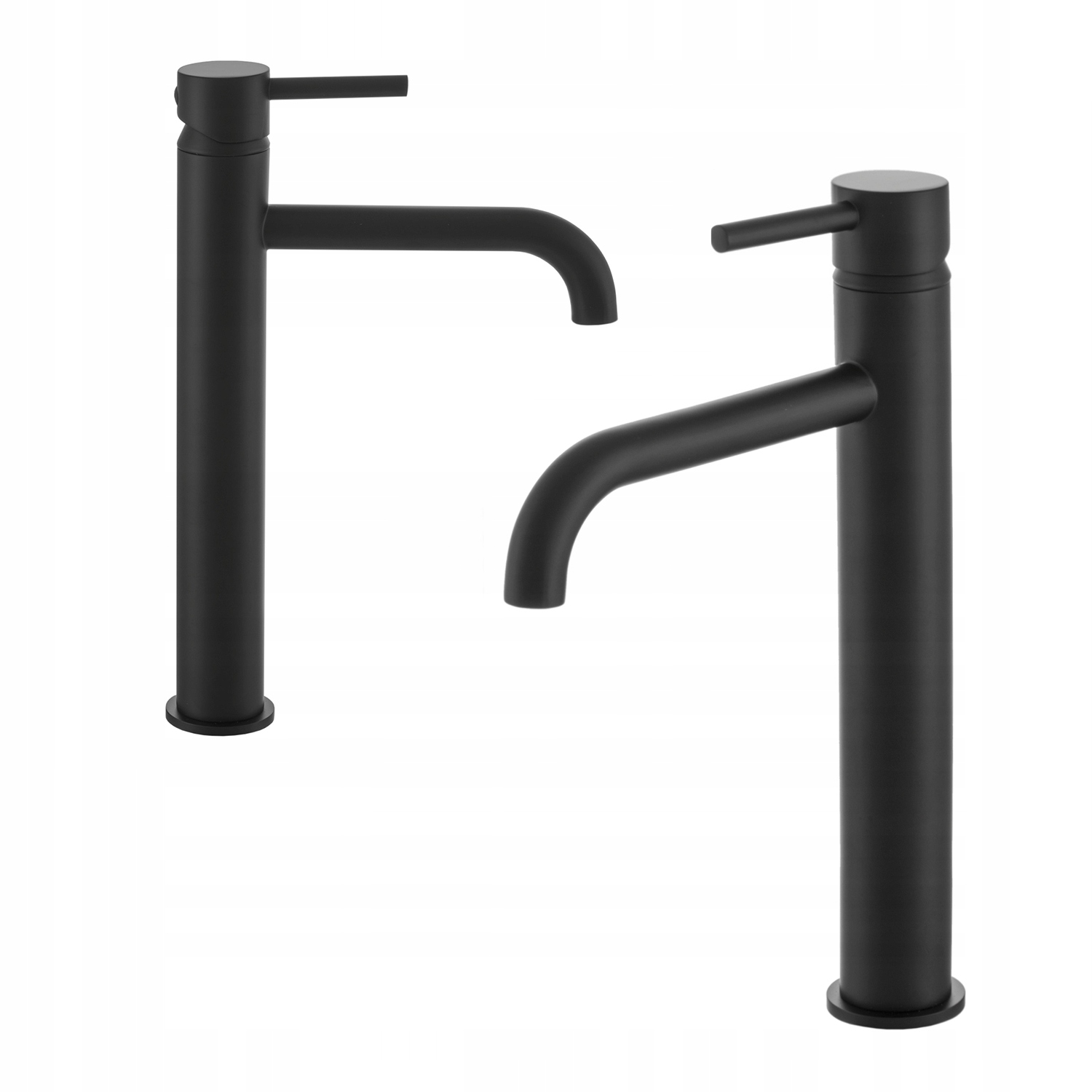 Umývadlová Batéria Kivo Do Kúpeľne Vysoká Keramická Čierna