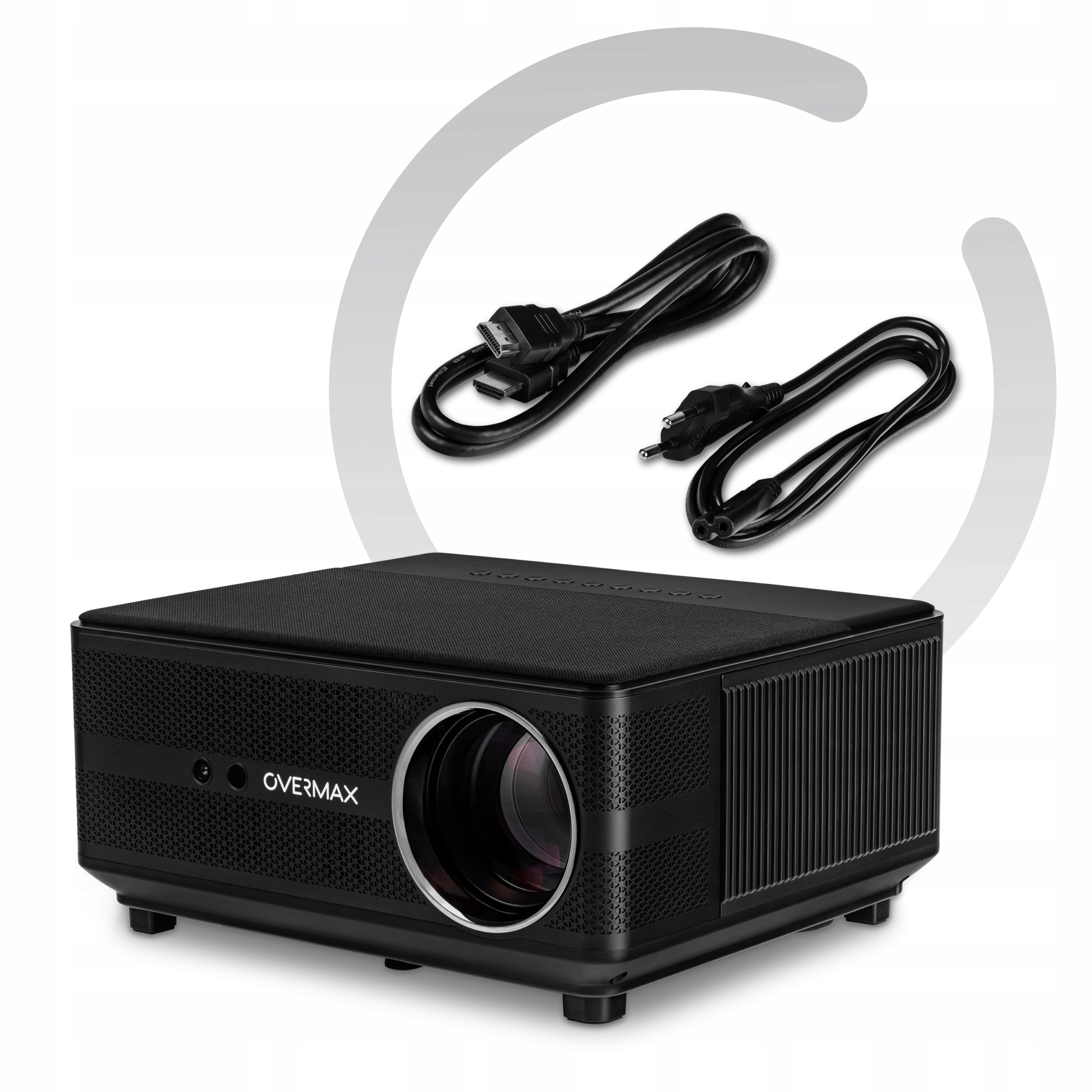 PROJEKTOR FUll HD 6.1 Rzutnik Keystone Auto Focus Android + HDMI + UCHWYT Kod producenta OV-MULTIPIC 6.1 BLACK