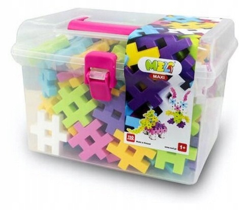 Klocki Meli Maxi Pink Travel Box 110 Elementów