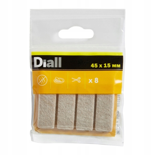 

Podkładki samoprzylepne Diall filcowe 45 x 15 mm