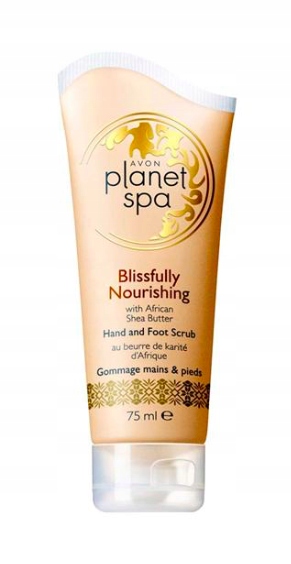 Avon - Odżywczy scrub do rąk i stóp z masłem shea PLANET SPA 75 ml