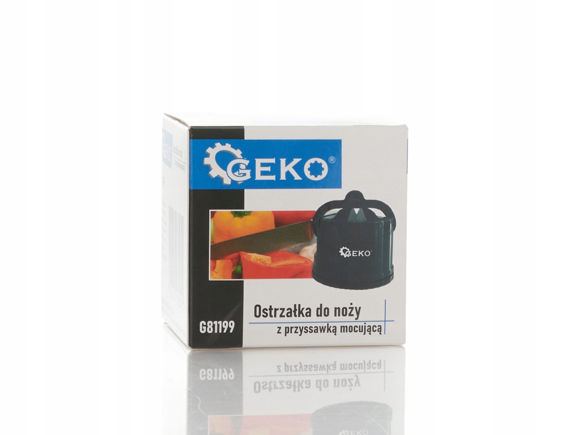 OSTRZAŁKA DO NOŻY Z PRZYSSAWKĄ MOCUJĄCĄ Marka Geko