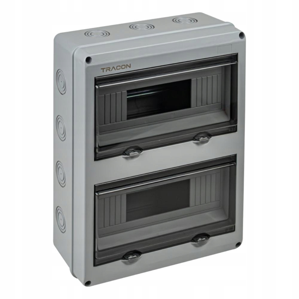 Nástěnný rozvaděč 2x12 (n/pe) IP65 1000 V Ac 1500 V DC Tracon