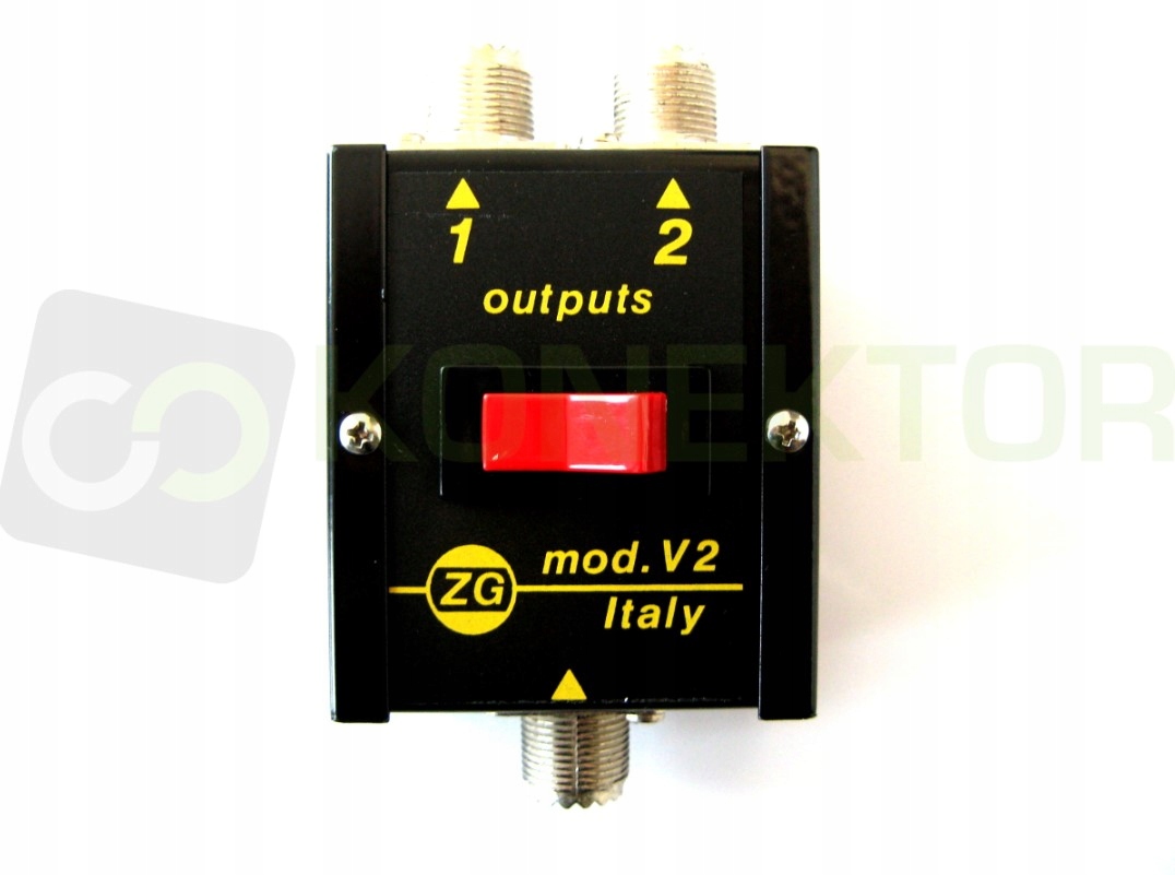 Przełącznik antenowy Zetagi V2 (0-30MHz) 2 gniazda