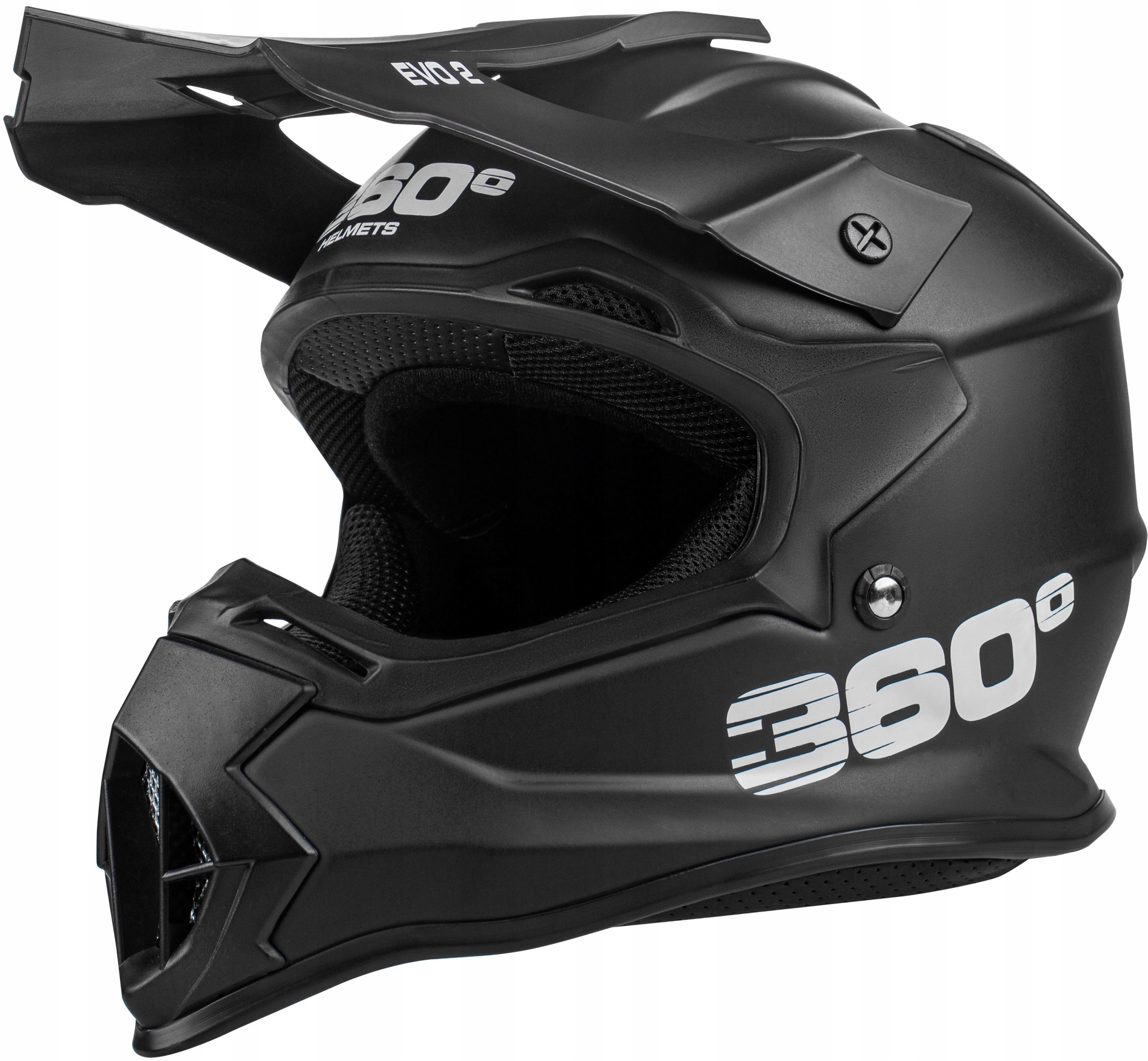 KASK MOTOCYKLOWY CROSS ENDURO DLA DZIECI NA QUADA HOMOLOGACJA LEKKI 360° XS