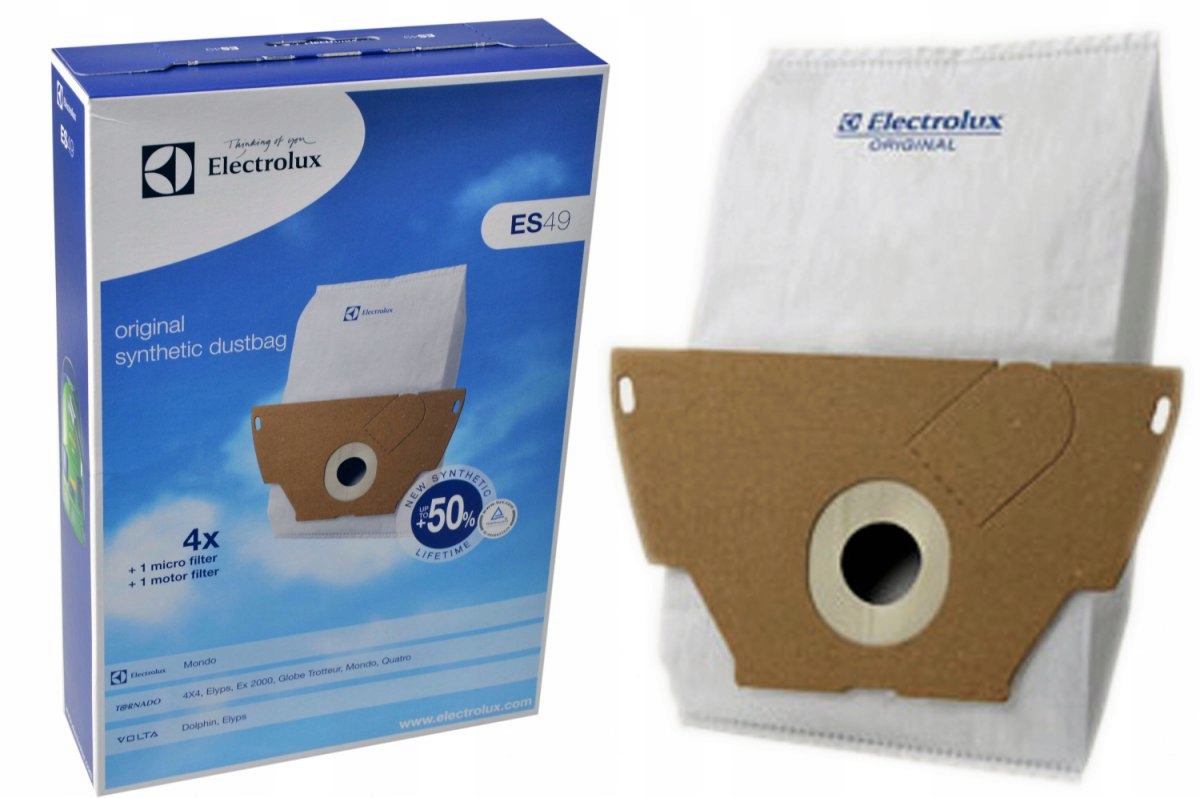 

Worek ES49 do odkurzacza Electrolux 4szt. +filtr