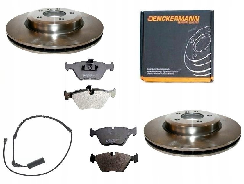 Kotouče Senzorové Bmw 3 E46 330D 330 XD XI Přední Sada Větrané 325 MM