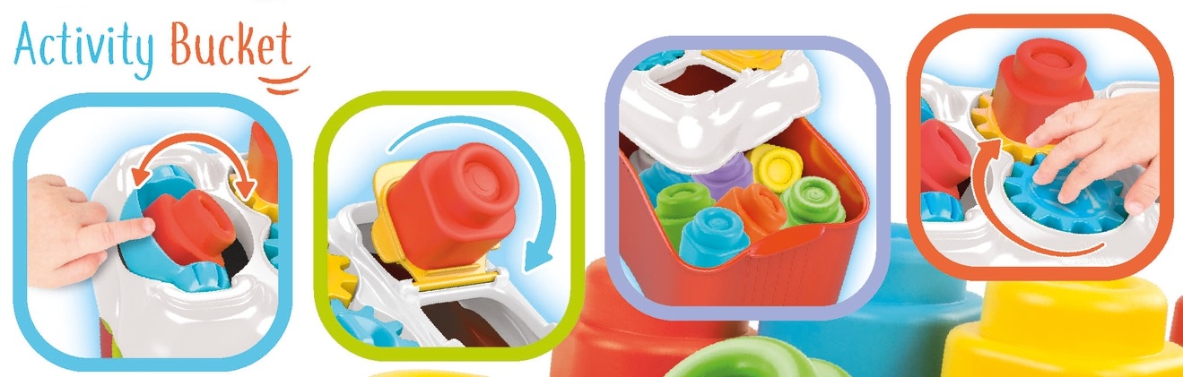 WIADERKO AKTYWNOŚCI KLOCKI SORTER CLEMENTONI Marka Clementoni