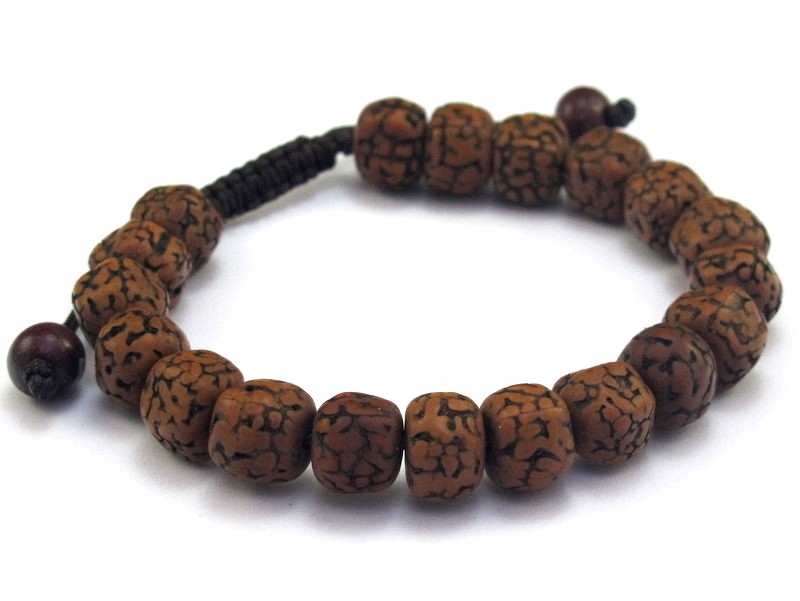 

Bransoleta mala buddyjska Rudraksha nasiona [B745]