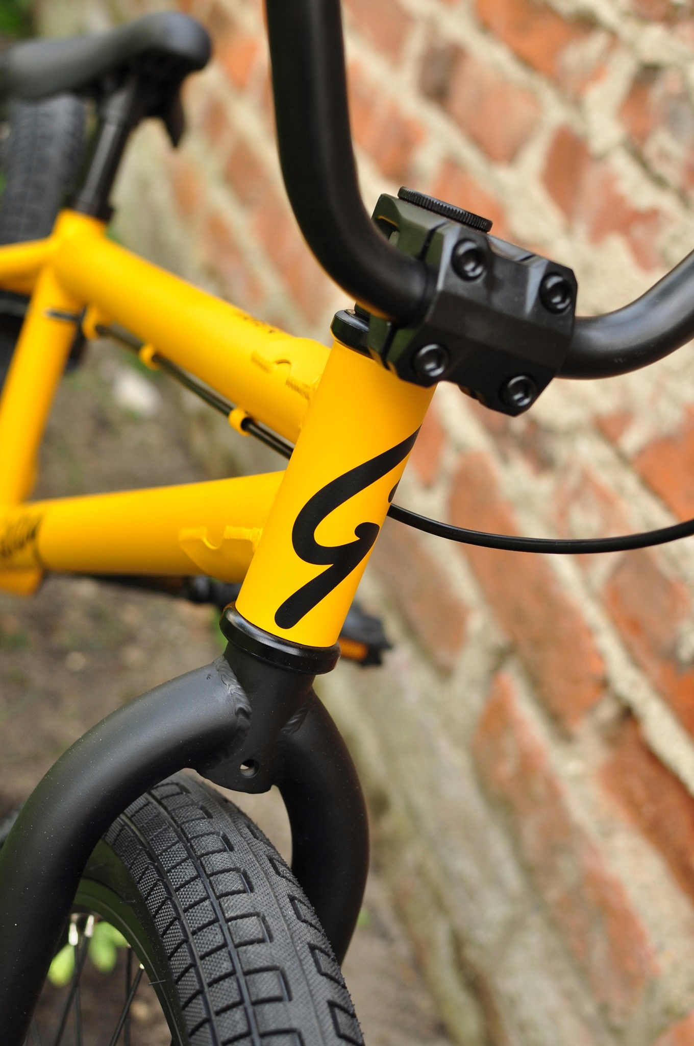 BMX GALAXY EARLY BIRD U-break żółty wyczynowy to trików koło 20" Liczba biegów 1