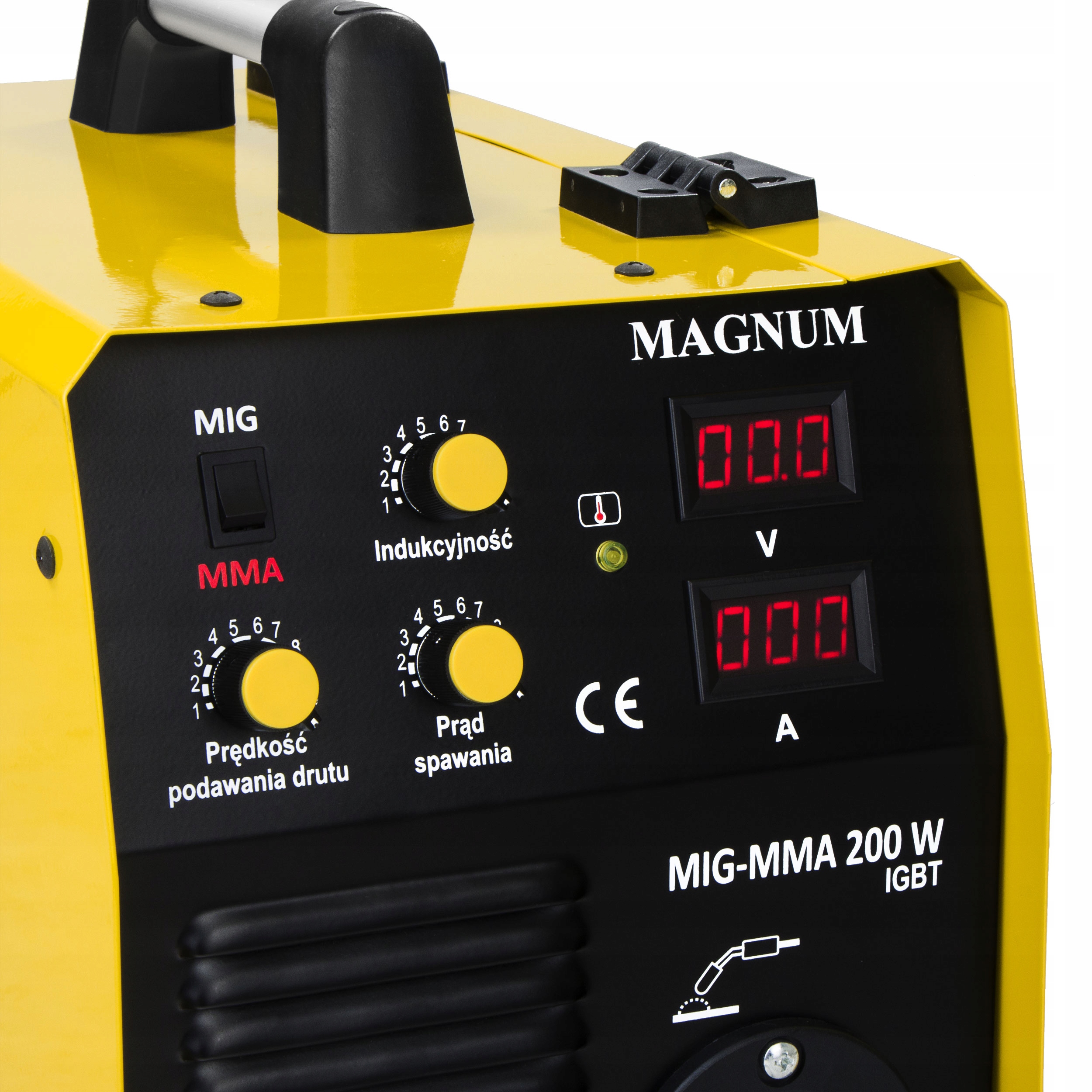 SPAWARKA MIGOMAT MAGNUM MIG 200W MMA IGBT ALU 230V 180A LUTOSPAWANIE Rodzaj półautomat spawalniczy