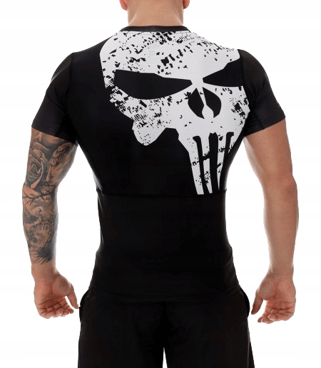 Poundout Koszulka Rashguard Hate 2.0 czaszka S