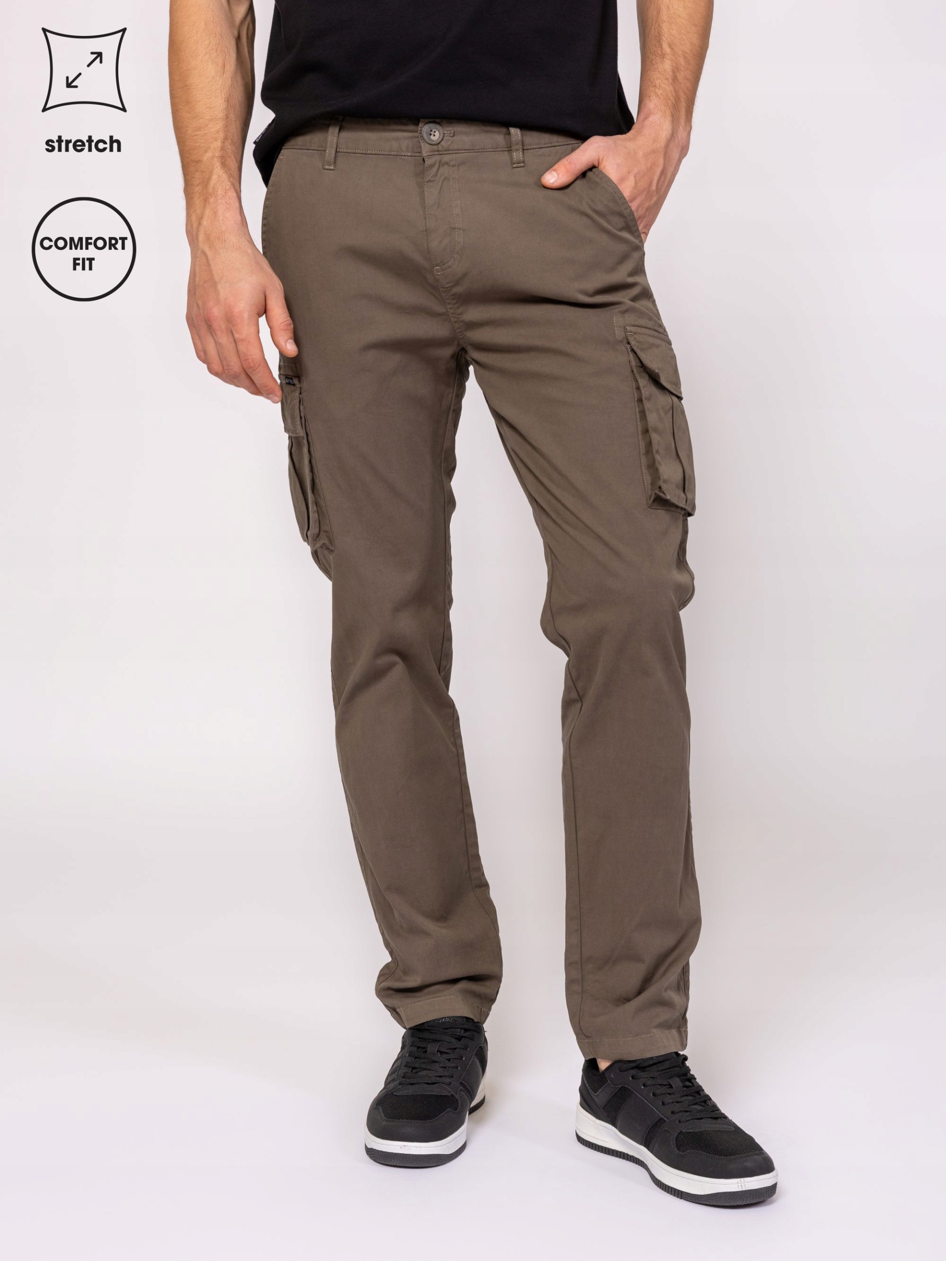 Heavy Tools Pánské Kalhoty Cargo Fear Olive 33