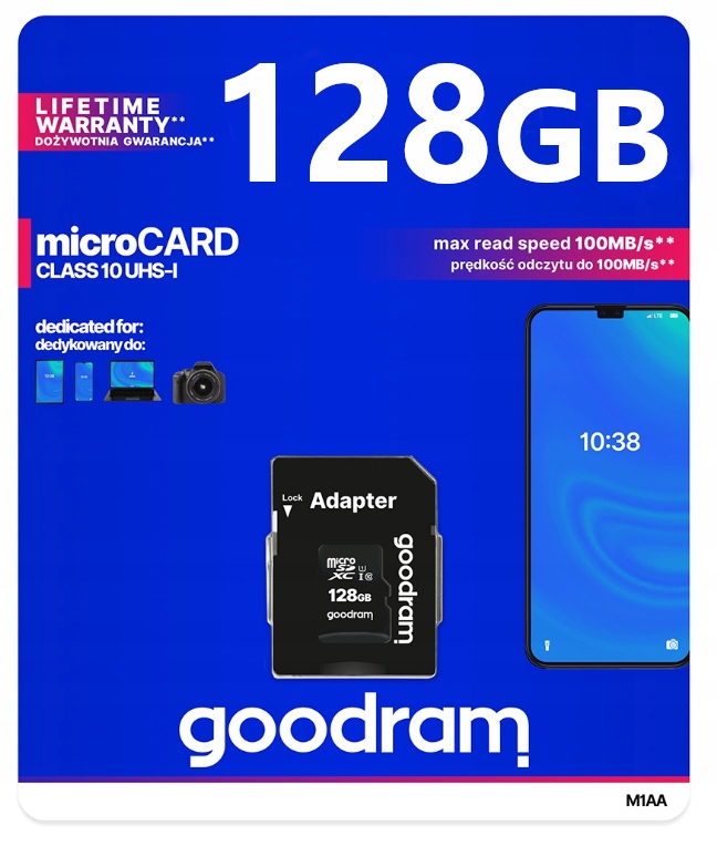 Paměťová karta microSD 128 Gb třída 10