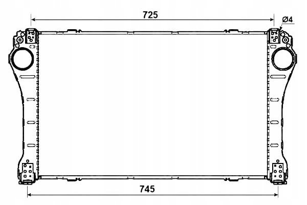 INTERCOOLER NRF RA8280210 53004565 Producent części NRF