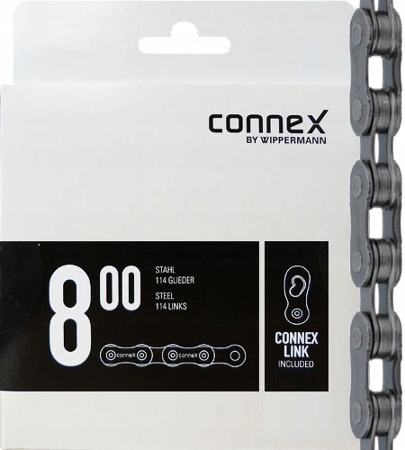 Łańcuch rowerowy CONNEX WIPPERMANN BOX 800 6/7/8 + SPINKA