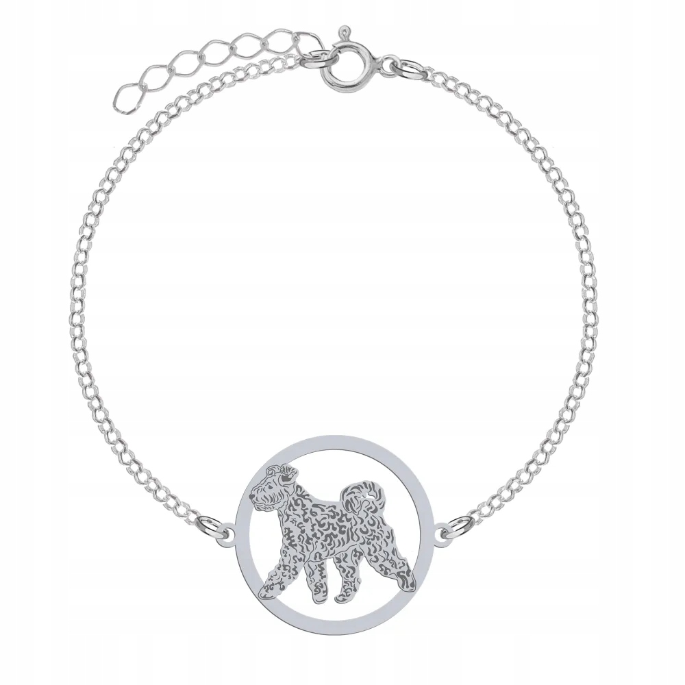 Stříbrný náramek s pejskem Pumi 925 Šperky Dárek Žena Gravírování Bonus