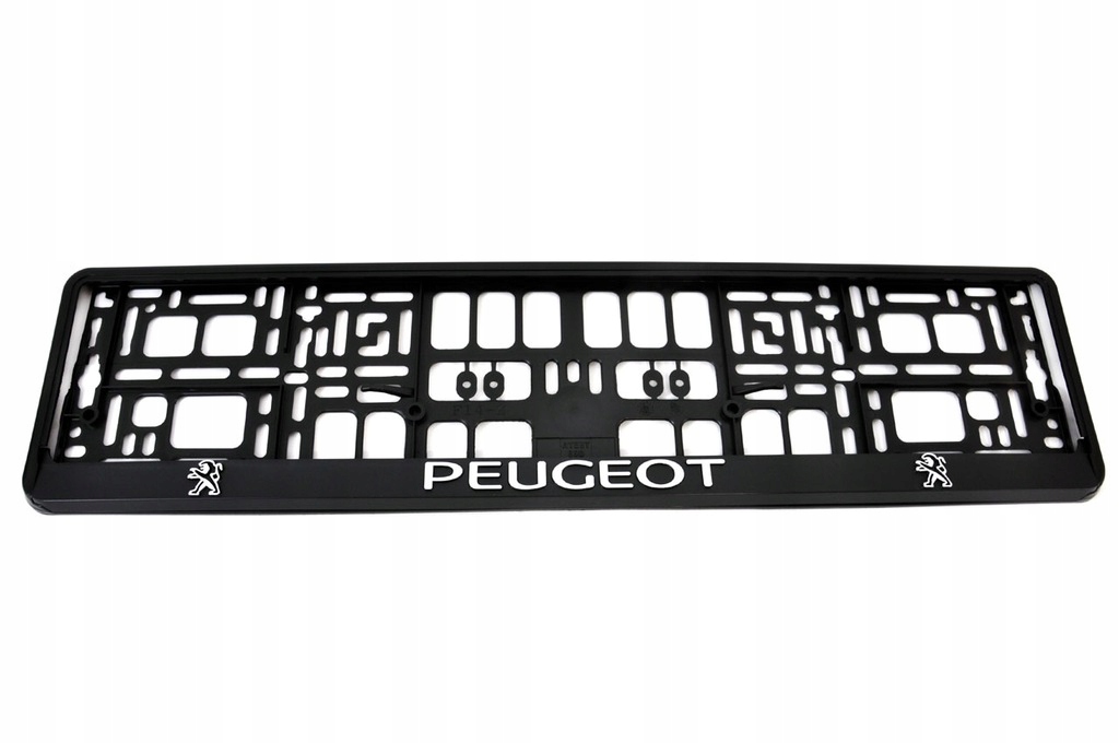 Ramka Pod Tablicę Rejestracyjną 3D Peugeot 2 Szt.