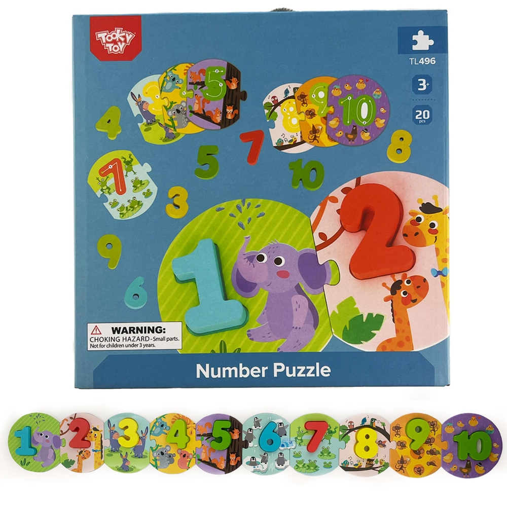 

Puzzle Edukacyjne puzzle cyferki dla 3latka