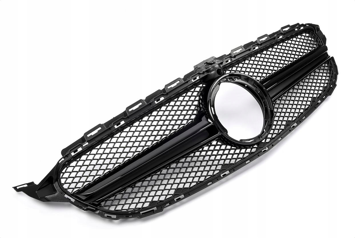 GRILL MERCEDES W205 C 2018- C63 AMG LOOK BLACK KAM Producent części Inny